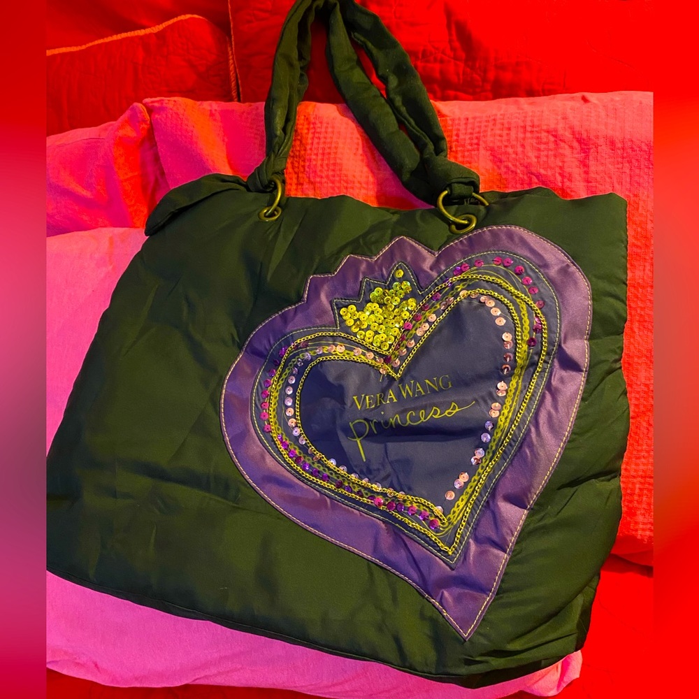 Vera Wang Sequin Princess Tote